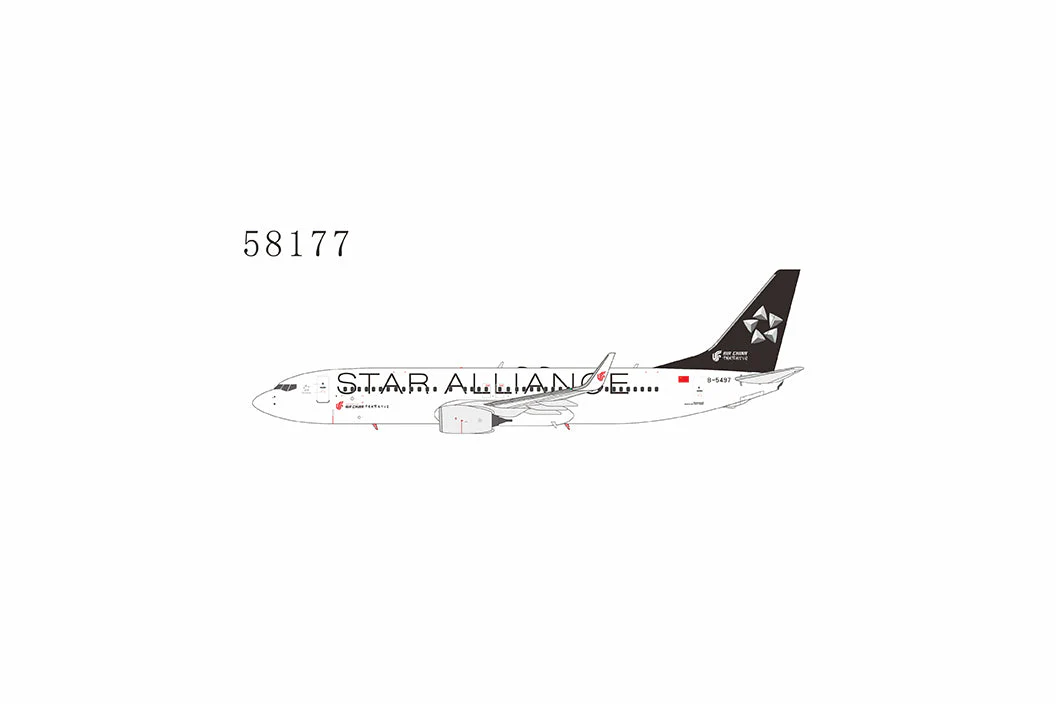 *1/400 Air China 737-800W B-5497 ( Star Alliance CS) NG Models 58177