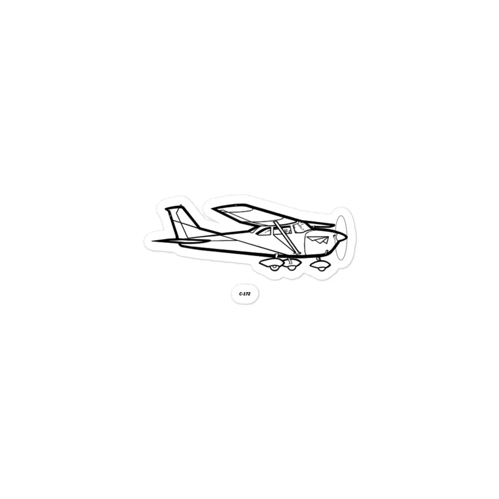 Cessna C-172 Skyhawk 4 Stickers