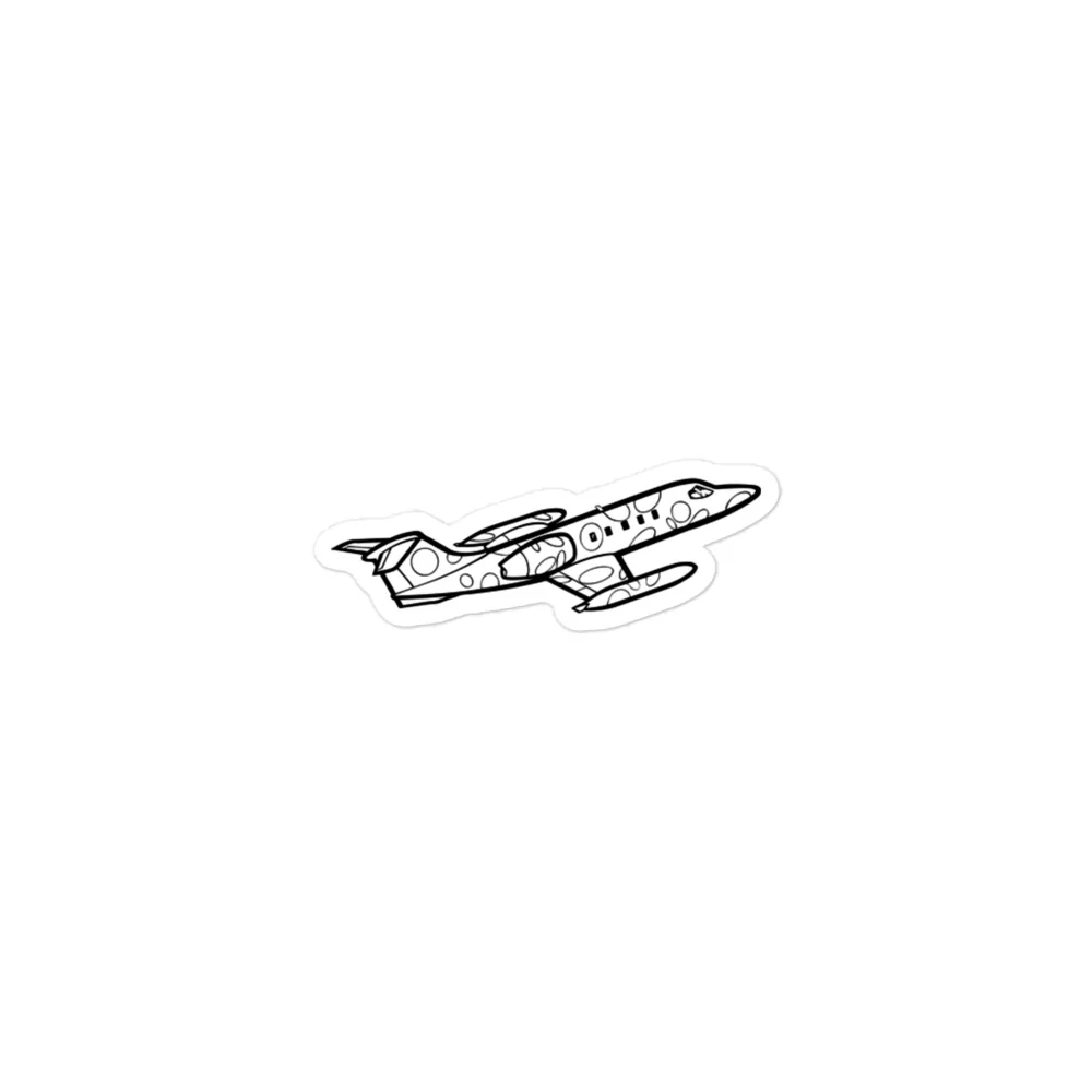 Bombardier's Iconic Learjet Stickers