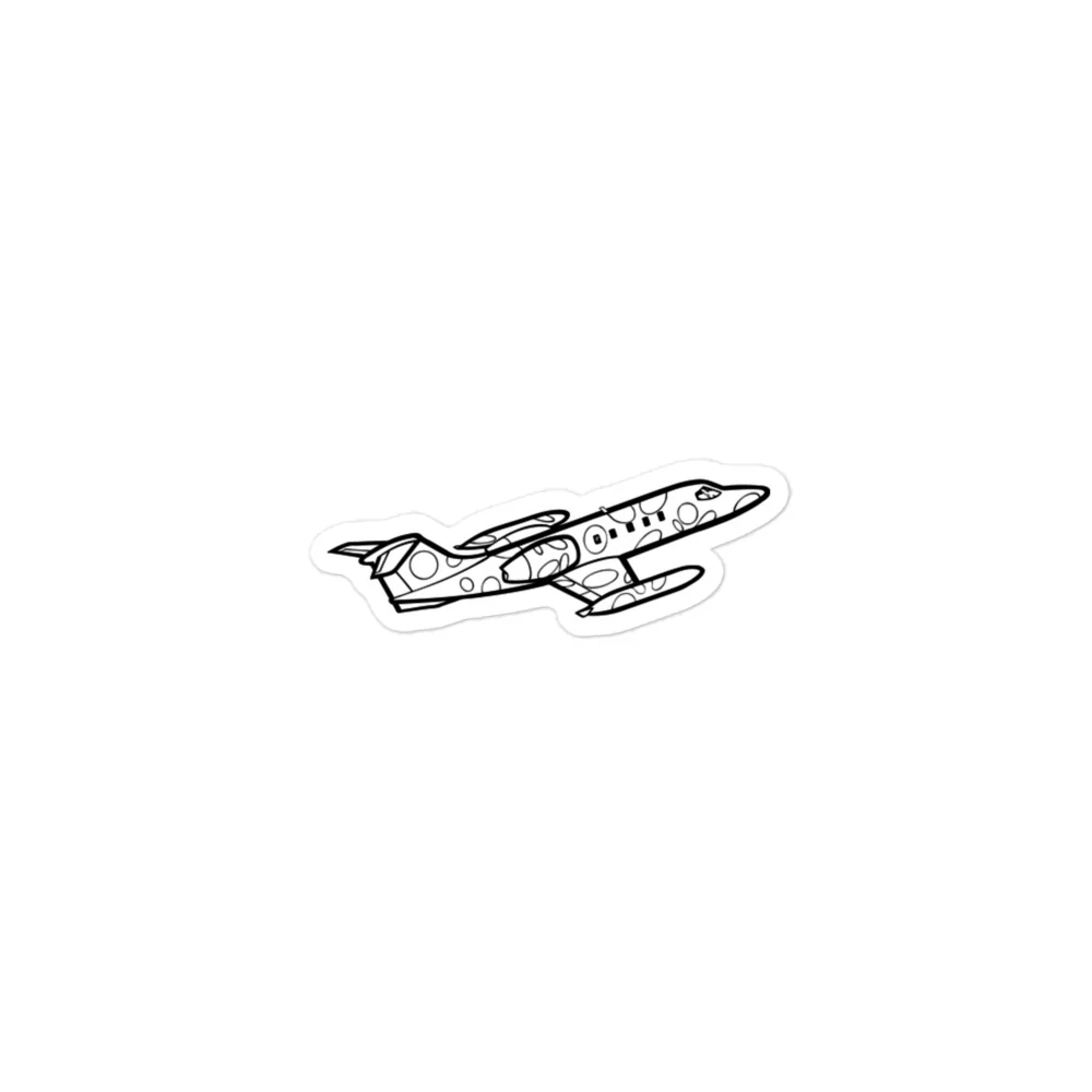 Bombardier's Iconic Learjet Stickers - Image 2