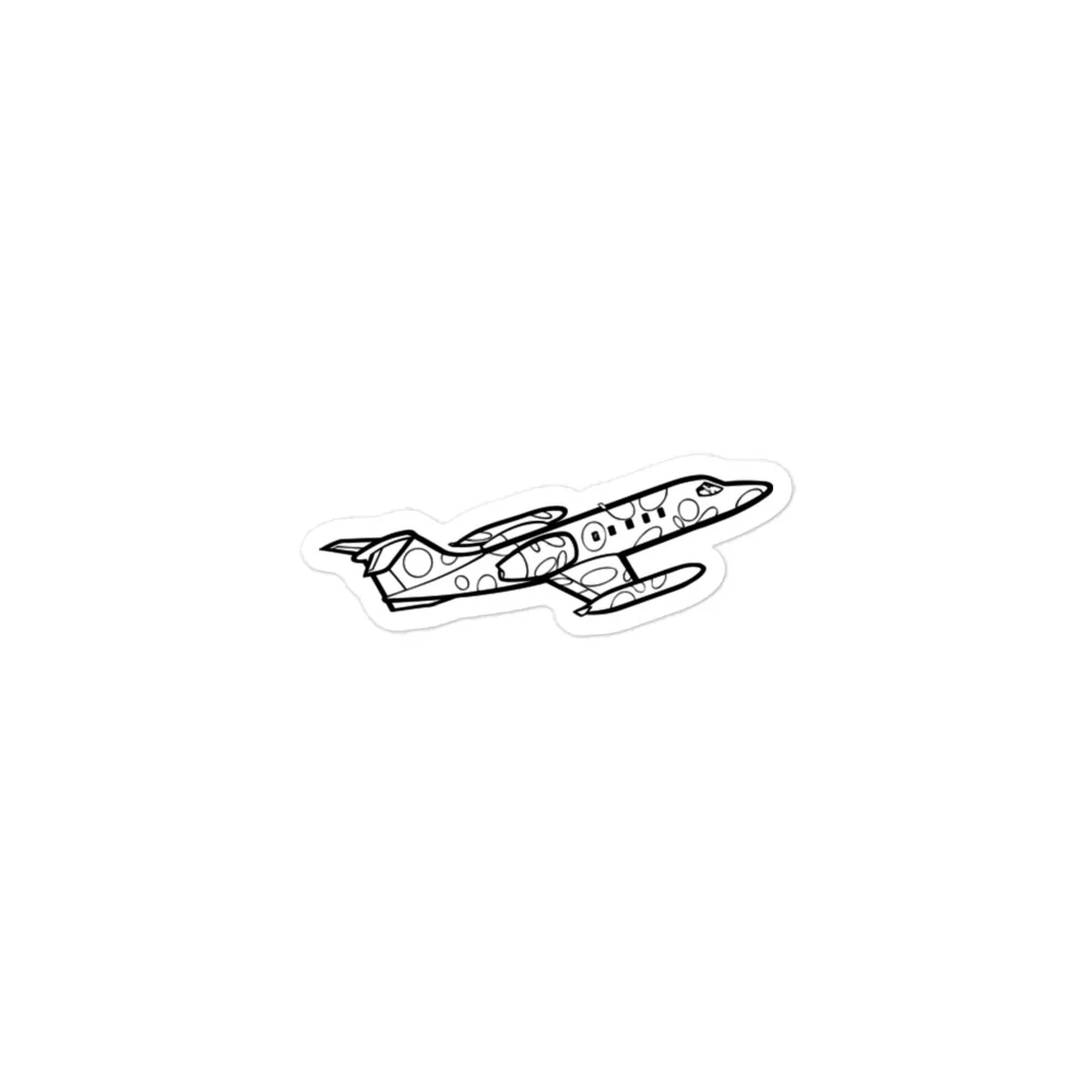Bombardier's Iconic Learjet Stickers - Image 3