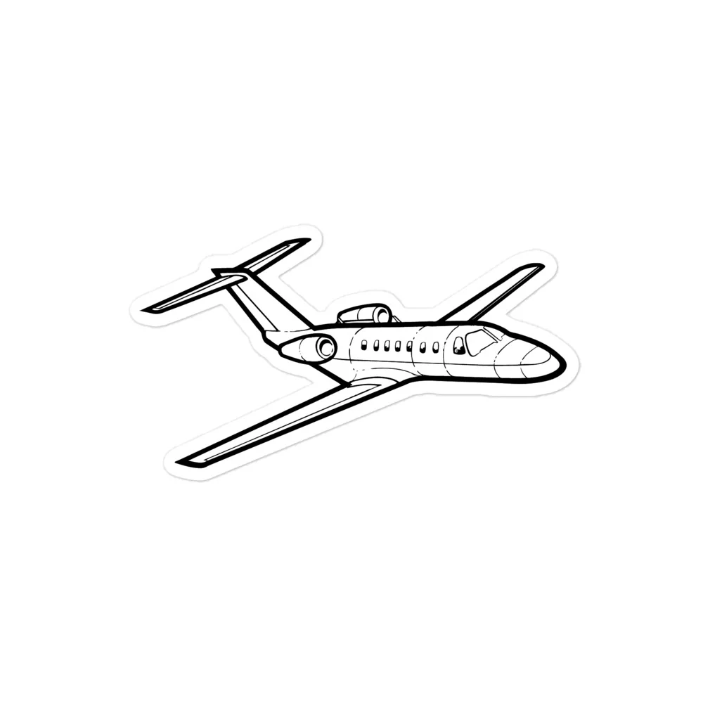 Cessna Citation CJ3 Business Jet Sticker - Image 3