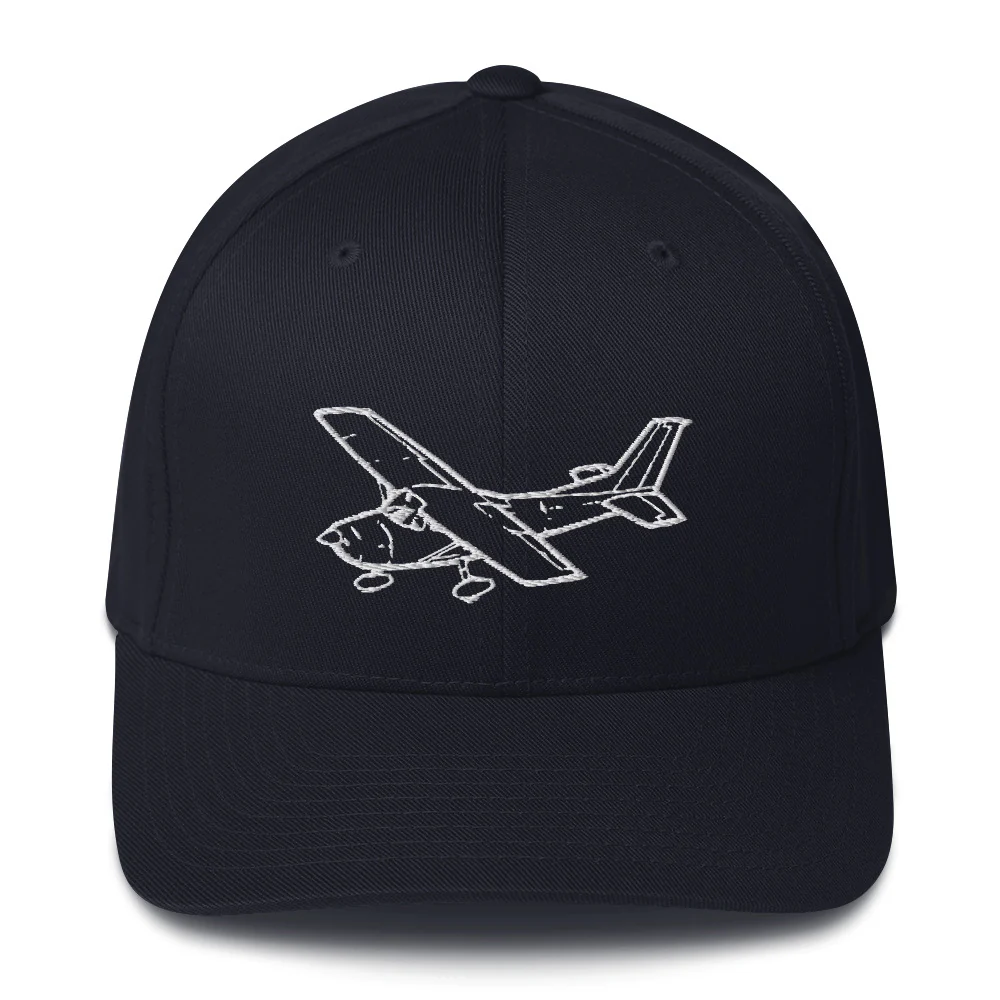Cessna Skylane C-182 2 Embroidered Hat