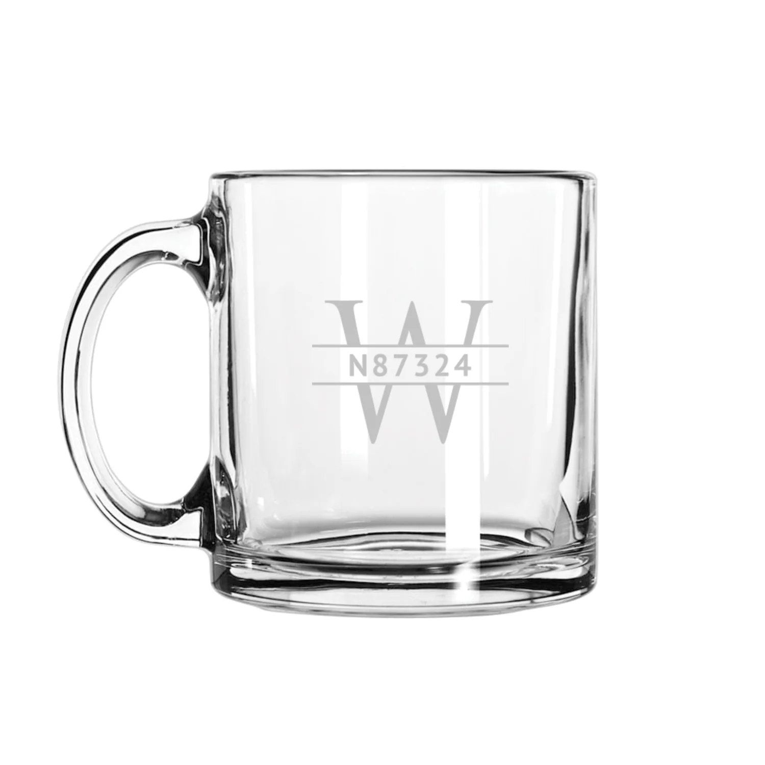 Engraved Glass Coffee Mug - Image 2