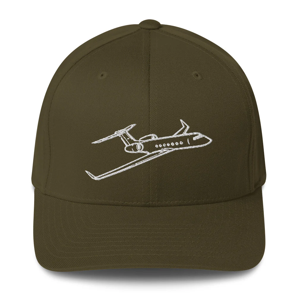 Gulfstream G550 Business Jet Embroidered Hat - Image 4