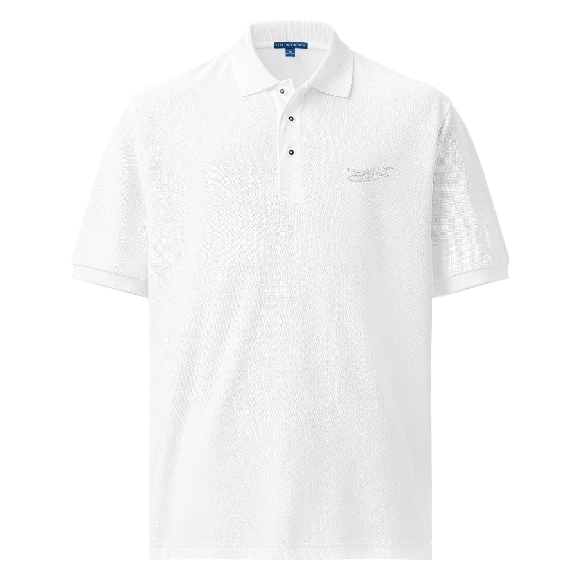ICON A5 Light-Sport Aircraft Embroidered Polo Shirt - Image 5