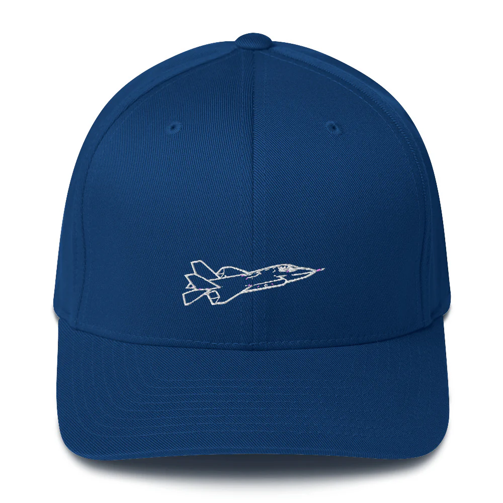 Lockheed Martin F-35 Lightning II Embroidered Hat - Image 4
