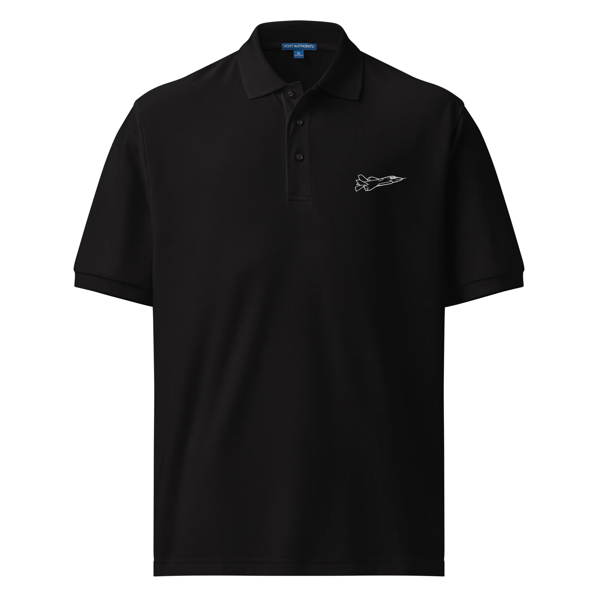 Lockheed Martin F-35 Lightning II Embroidered Polo - Image 2