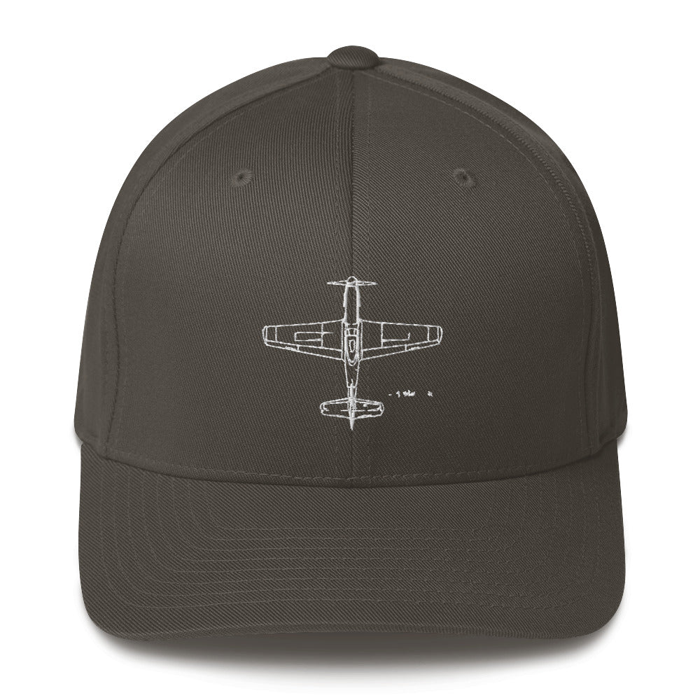 P-51 Mustang Embroidered Hat