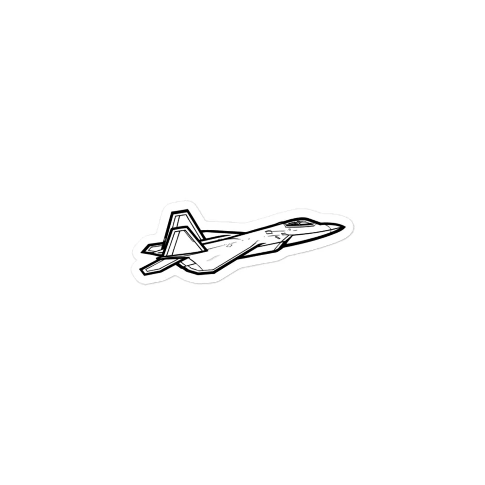 USAF's Dominant F-22 Raptor 2 Stickers