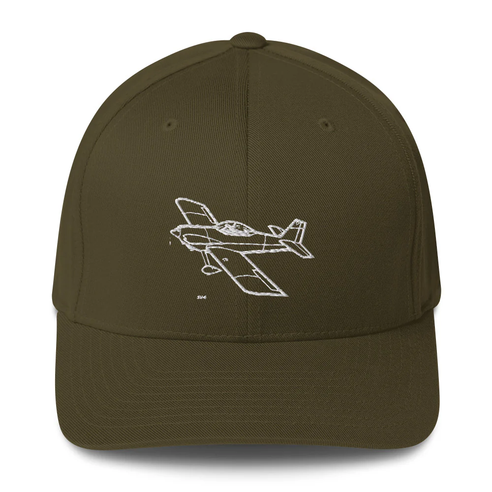 Van's RV-4 Aerobatic Marvel Embroidered Hat - Image 4